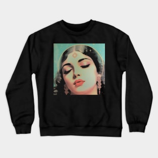 Radha Moon Goddess Vintage Retro Crewneck Sweatshirt